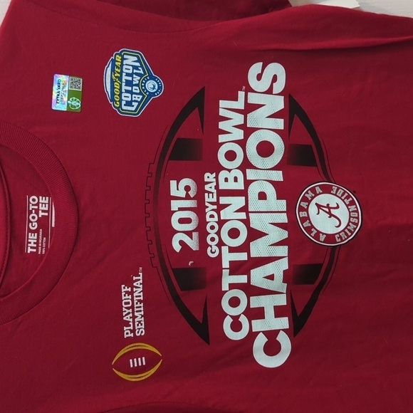 adidas Men's Short Sleeve Graphic 2015 Goodyear Cotton Bowl Tee Size Small - New - Picture 2 of 6